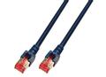 EFB ELEKTRONIK SSTP Patch Cat.6 -  0,5 m Sort LSZH Nettverkskabel AWG27 PiMF