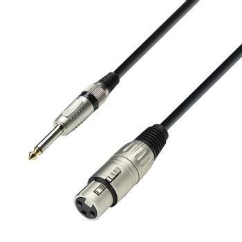 ADAM HALL XLR - 6.3 mm -  3,0 m Mono XLR Hun - 6.3mm mono Han (K3MFP0300)