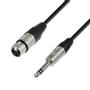 ADAM HALL AH Mik.Kabel XLR - 6.3 mm - 1,5 m Stereo XLR Hun - 6.3mm Stereo Han