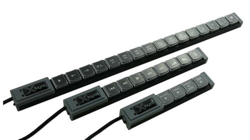 P.I. ENGINEERING X-Keys  16 USB Stick KVM Kontroll 16 Programmerbare taster (XK-1320-UKVM16-R)