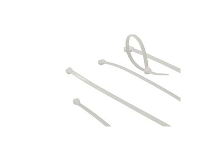 ACT Strips 203 mm Hvit Pose m/100 Stk L:203mm B:4,6mm (Cable Tie 1050)