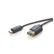 CLICKTRONIC Clicktronic USB-C Cable. A/USB-C. F/M. Blue. 2.0m Factory Sealed