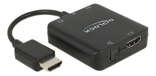 DELOCK HDMI Audio Extractor 4K kompakt (62784)