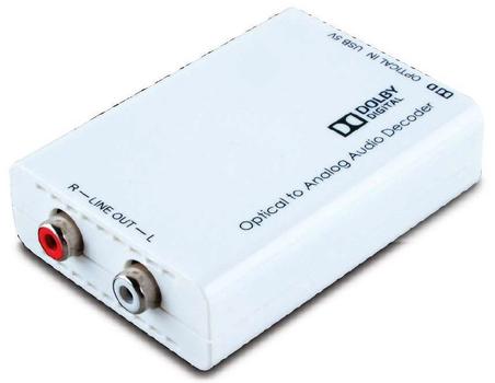 CYPRESS Ljudomvandlare,  digital till analog, DD dekoder, USB, Toslink, RCA, vi (DCT-1D)