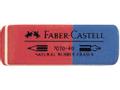 FABER-CASTELL Viskelær FABER CASTELL 7070 rød/blå