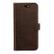 Essentials iPhone 7/6S Leather Booklet Case Dark Brown