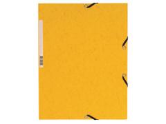 EXACOMPTA Strikkmappe EXACOMPTA A4 3 kl 355g gul