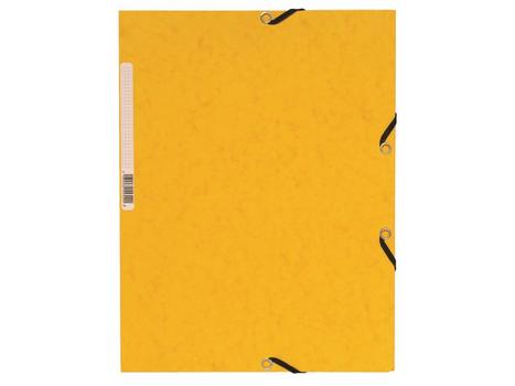 EXACOMPTA Strikkmappe EXACOMPTA A4 3 kl 355g gul (55309E*10)