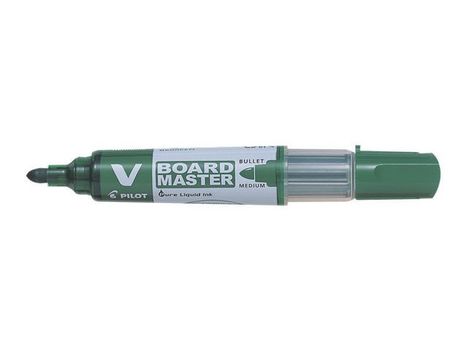 PILOT Whiteboardpenn PILOT V-Board M rund grøn (WBMA-VBM-M-G-BG*10)