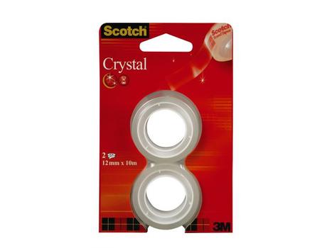 SCOTCH Tape SCOTCH Crystal 12mmx10m refill (2) (61210R2*12)