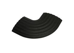 ADAM HALL Defender Office Gulvkanal 4-Ch Sort 90° L:210mm B:120mm H:21mm