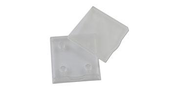 P.I. ENGINEERING X-Keys Taster 2x2 Quad Transparent Pakke med 4 stk (XK-A-1344-R)