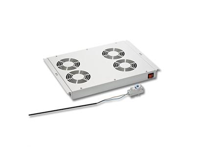 EFB ELEKTRONIK Rack Viftehylle 4xVifte 1U Grå  640 cbm/h (691655V3)