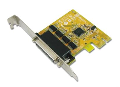 SUNIX PCI Express 4xSerieport Universal 4 Stk RS232 9-Pin ESD (6456A-B)