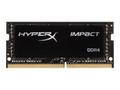 KINGSTON HyperX Impact - DDR4 - module - 8 GB - SO DIMM 260-PIN - 2666 MHz / PC4-21300 - CL15 - 1.2 V - niet-gebufferd - niet-ECC - zwart