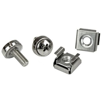 STARTECH 100 Pkg M5 Mounting Screws and Cage Nuts for Server Rack Cabinet (CABSCREWM52)