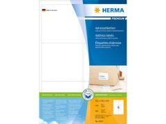 HERMA Adressetiketten A4 weiß 99,1x93,1 mm Papier 600 St.