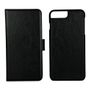 Essentials iPhone 8/7/6S Plus, PU wallet 3 kort avtagbar, svart