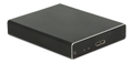 DELOCK Externt kabinett, 2xM.2 SSD platser, USB 3.1 Gen 2, svart