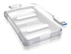 RAIDSONIC Externt vattentätt hölje för 2,5 "SATA HDD / SSD, transparant