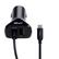 PNY USB C + USB CAR CHARGER BLK 5 VOLT DC OUTPUT AT 2.4A CHAR