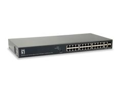 LEVELONE GEP-2651 - switch - 26 porter - smart - rackmonterbar