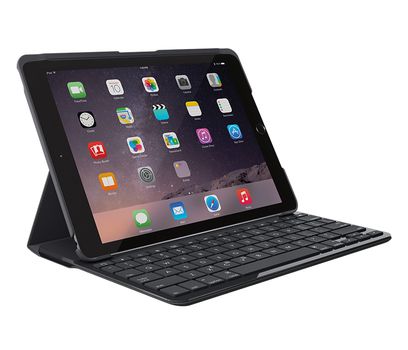 LOGITECH Slim Folio - Case with integrated Bluetooth keyboard for iPad (5th generation,  2017 release) - CARBON BLACK (PAN) NORDIC (920-008623)