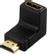 DELOCK HDMI-adapter,  19-pin hane till hona, vinklad
