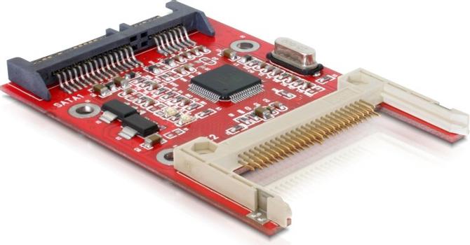 DELOCK Intern adapter för att ansluta ett CF-kort till en SATA-kontroller (91660)
