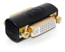 DELOCK Kabel Adapter 24+5pin DVI-Bu.>Bu. Goldk. [b