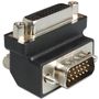 DELOCK Adapter DVI 24+5 female / VGA 15 pin male 90°angle