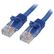 STARTECH 2M CAT 5E BLUE SNAGLESS ETHERNET RJ45 CABLE MALE TO MALE CABL