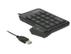 DELOCK USB Key Pad 19 keys + Tab key black