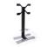 ERARD Floor Stand with Wheels and Shelf 1400 Black