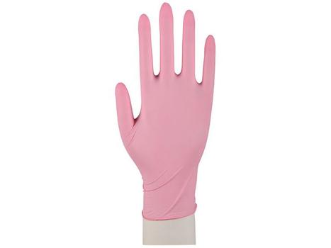 ABENA Handske nitril puderfri rosa XS 100/FP (290730)