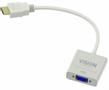 VISION Professional installation-grade HDMI to VGA adaptor - LIFETIME WARRANTY - maximum resolution 1920 x 1080 - does not convert VGA to HDMI - HDMI (M) to VGA (F) - outer diameter 5.5 mm - 32 AWG - overall