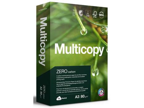 MULTICOPY Kopipapir MULTICOPY Zero A3 80g (500) (158002*5)