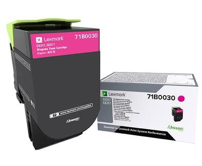 LEXMARK Origineel Tonercartridge 71B0030 Magenta Standaard capaciteit (71B0030)