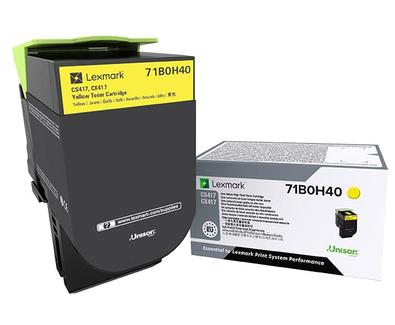 LEXMARK - X417 - Høy ytelse - gul - original - tonerpatron - LCCP