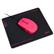 PORT DESIGNS Wired MOUSE - NEON FUSHIA+mouse pad