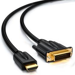 DELEYCON HDMI DVI Cable - HQ - black - 0,50m (MK-MK1160)