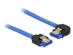 DELOCK SATA-Kabel Delock SATA III -> SATA links Bu/Bu 0.20m blau