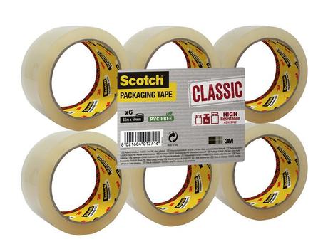 SCOTCH Emb.tape SCOTCH hotmelt 50mmx66 klar (6) (UU005262850)