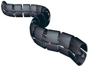 BACHMANN Cable conduit - black - 76cm (930.049)