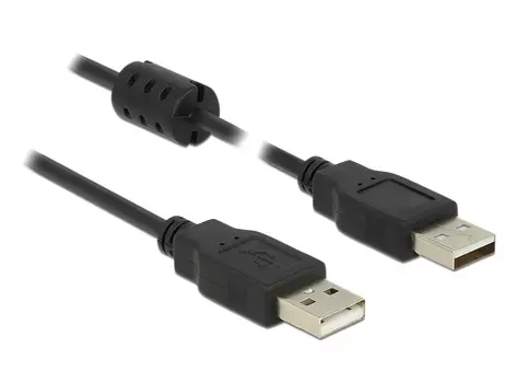 DELOCK USB 2.0 USB-kabel 50cm Sort (84888)