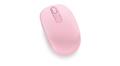MICROSOFT MOBILE MOUSE 1850 LIGHT ORCHID WIRELESS USB-A NANO TRANSCEIVER WRLS (U7Z-00024)