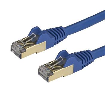 STARTECH "Cat6a Ethernet Cable - Shielded (STP) - 1 m, Blue" (6ASPAT1MBL)