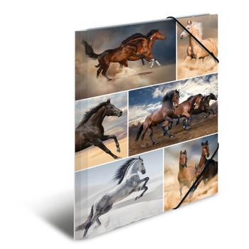 HERMA Horses 3-folds mappe A4 (210 x 297 mm) Horses  (19209)