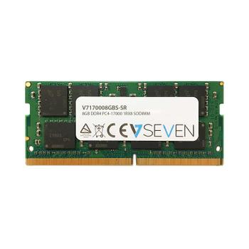 V7 8GB DDR4 2133MHZ CL15 NON ECC SO DIMM PC4-17000 12V MEM (V7170008GBS-SR)
