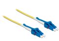 DELOCK Cable Optical Fibre LC > LC Singlemode OS2 Uniboot 1 m